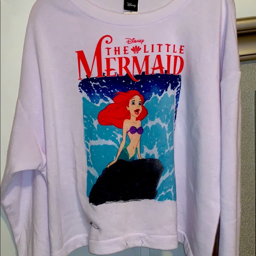 DISNEYS THE LITTLE MERMAID LONG SLEEVE TOP